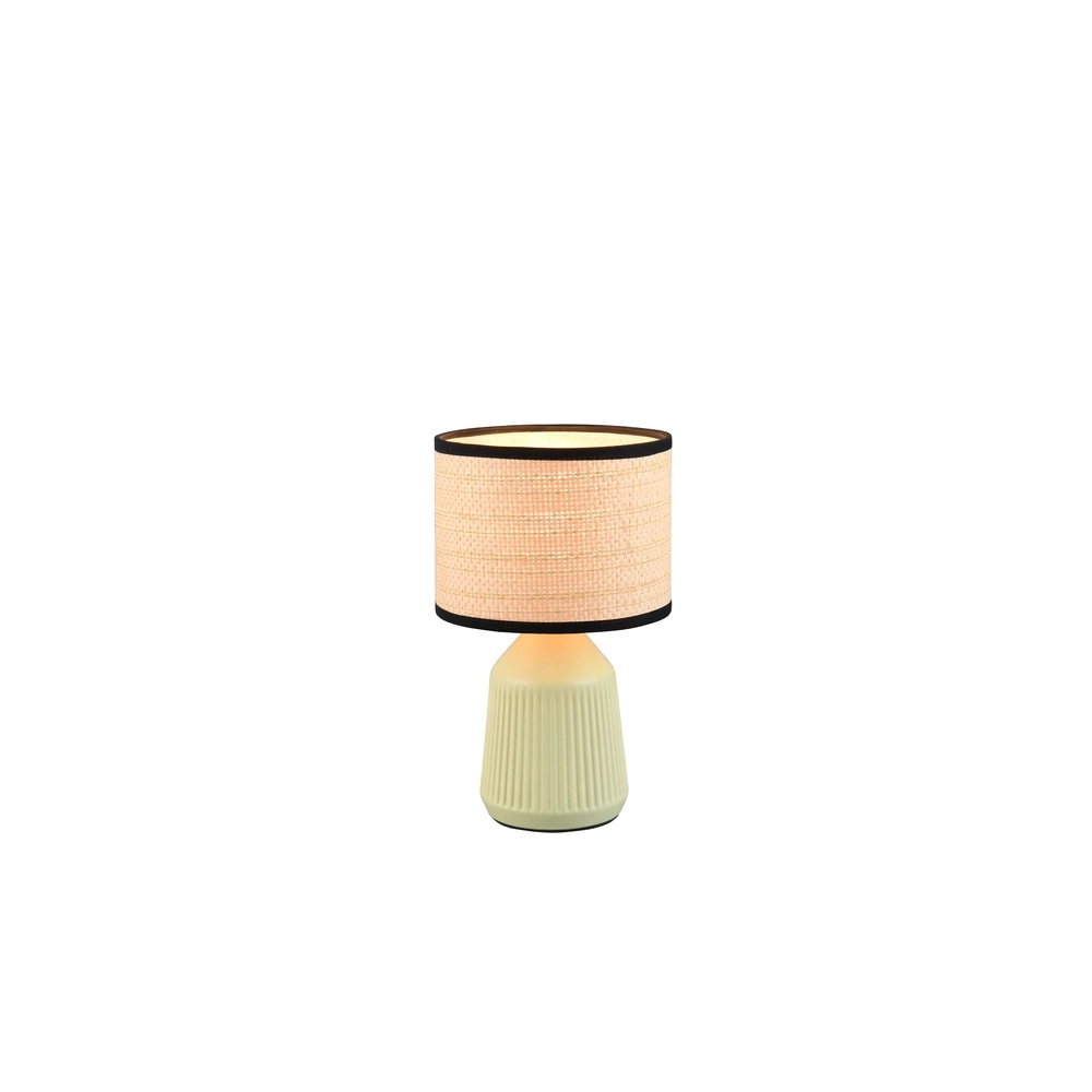 Tischlampe Formentera Ø 16 cm grün Trio 4017807692068
