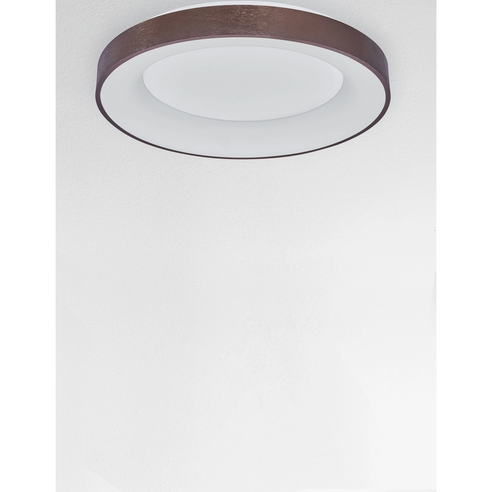 Deckenlampe Rando Thin kaffeebraun Ø 60cm Lyora 5212017420121