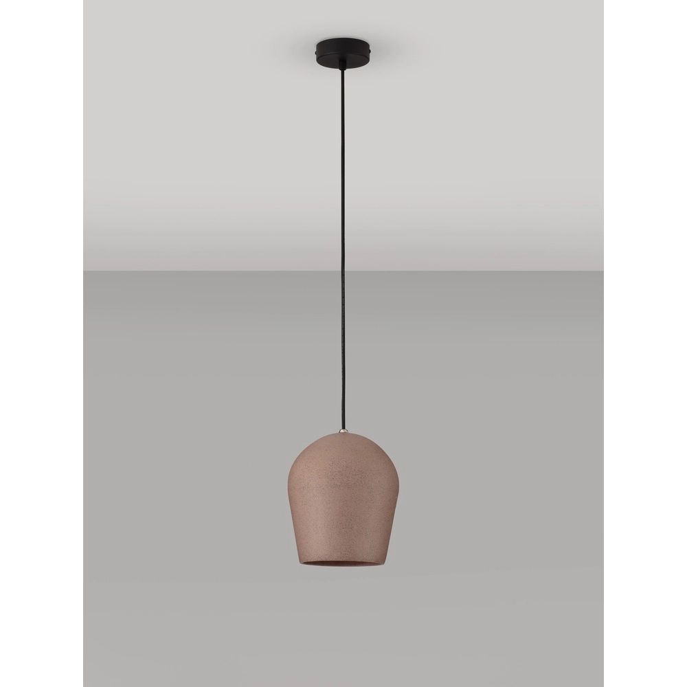 Pendelleuchte Omio Ø 20cm erdbraun Lyora 5212017468895
