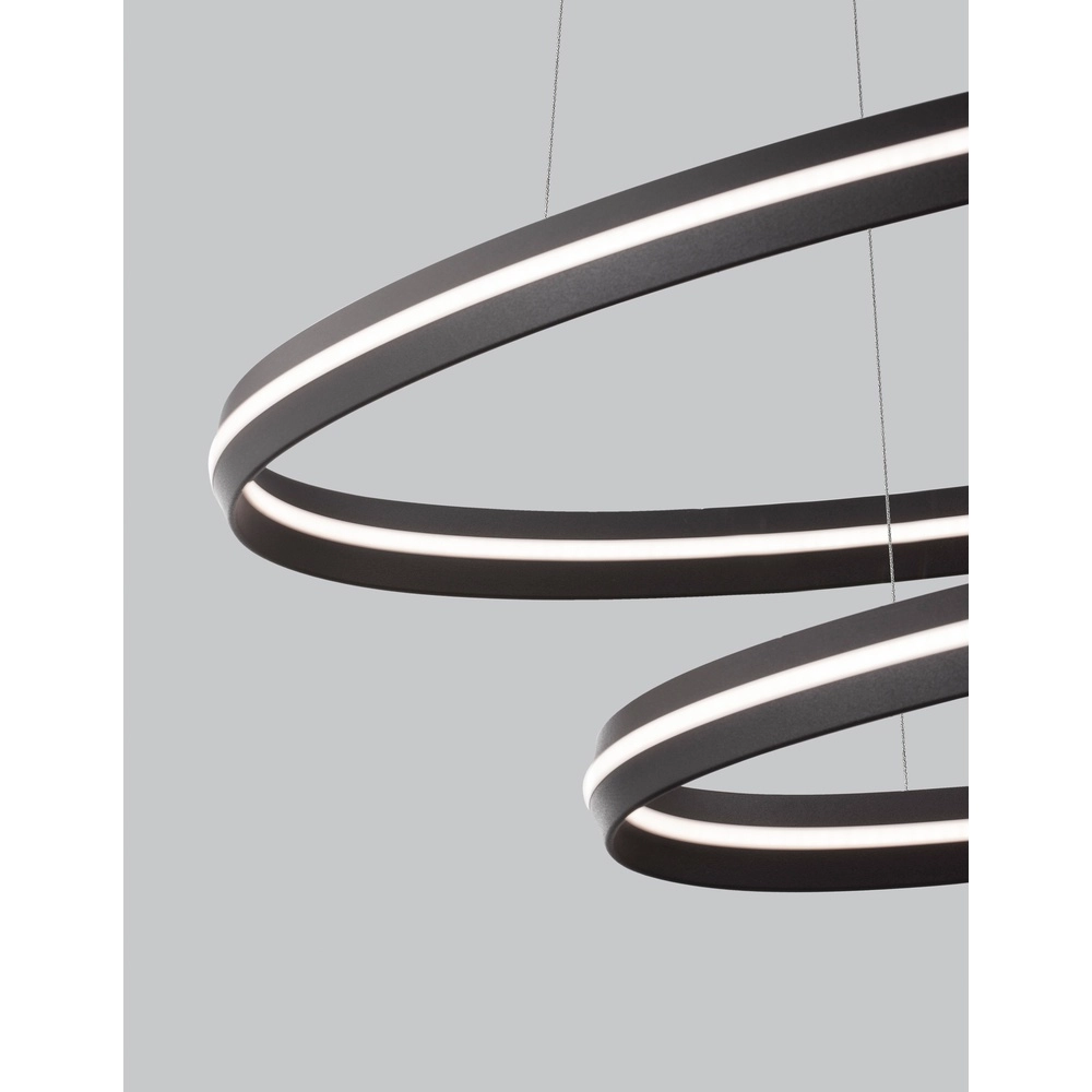 Schwarze Pendelleuchte Torrente Oval Lyora 5212017419613