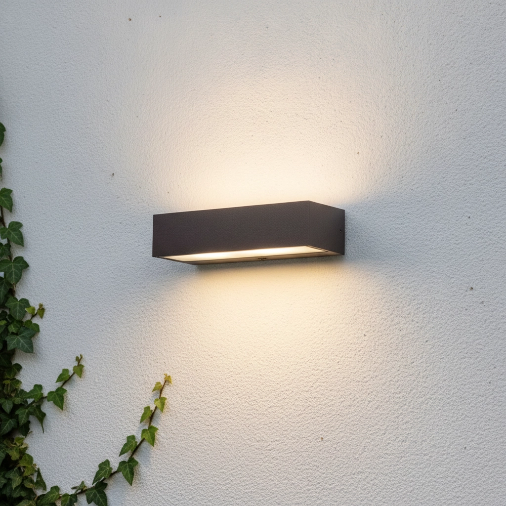 Elegante Wandlampe Lane rostbraun 22 cm – 21 W
