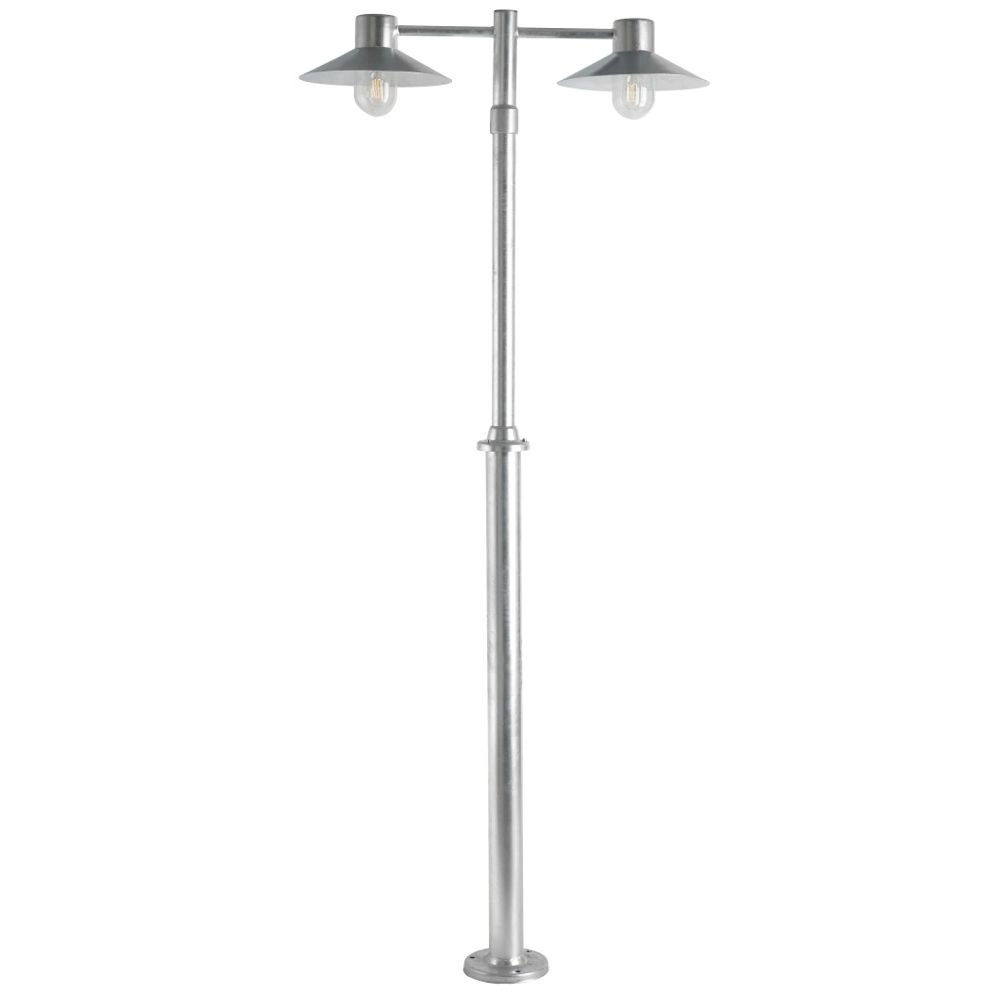 Terrasse Lampe Selva 2-Licht-Zinkgrau