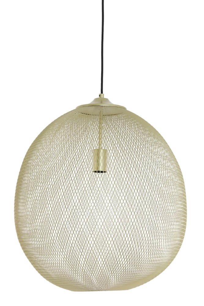 Goldene Pendelleuchte Moroc Ø 50cm Light & Living 8717807605223
