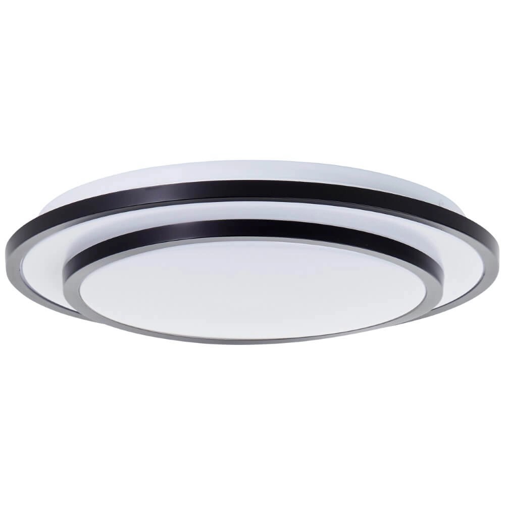 Schwarze Deckenlampe Luciano Ø 34cm Brilliant 4004353426490