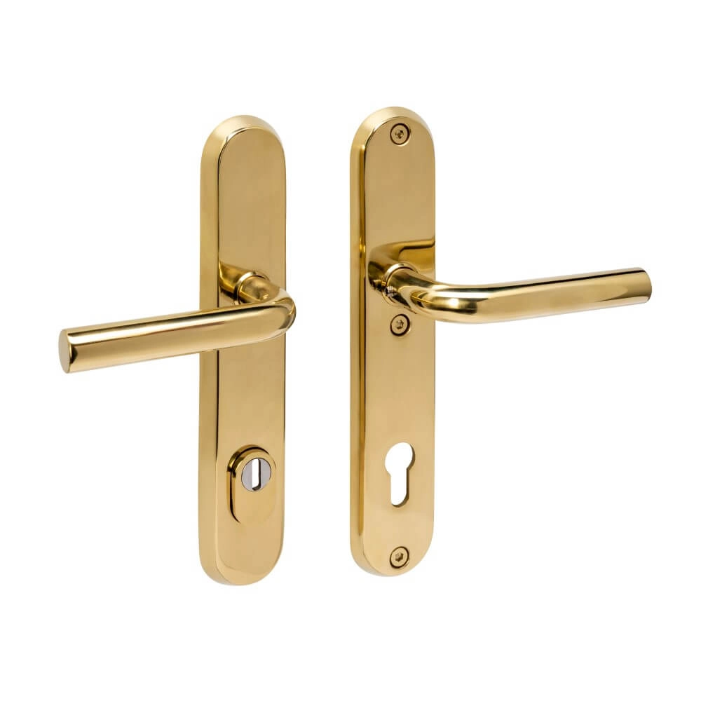 Hintertür-Hardware Luzern PC 92mm Messing