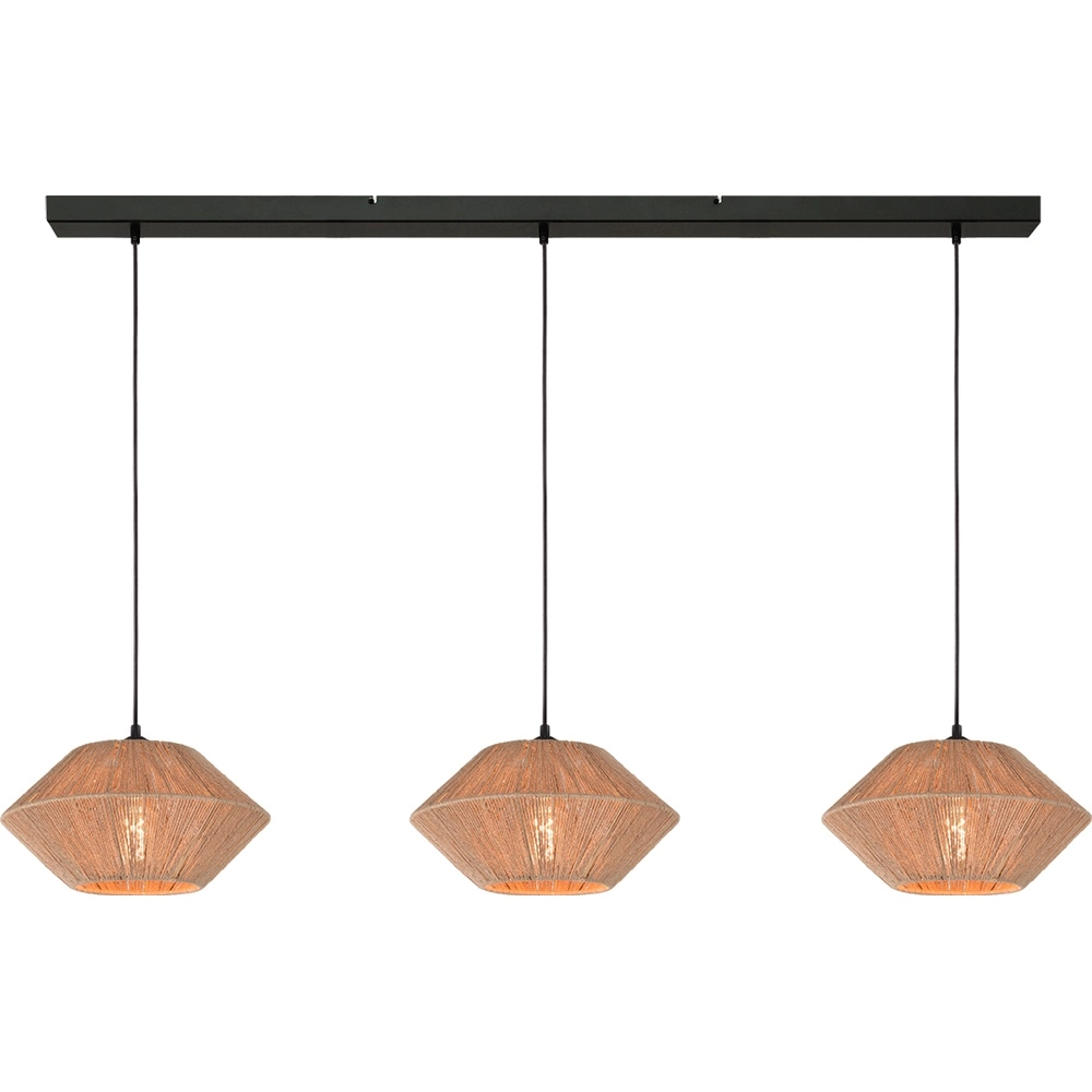 Esstisch-Pendellampe Bicono 3x Ø35cm