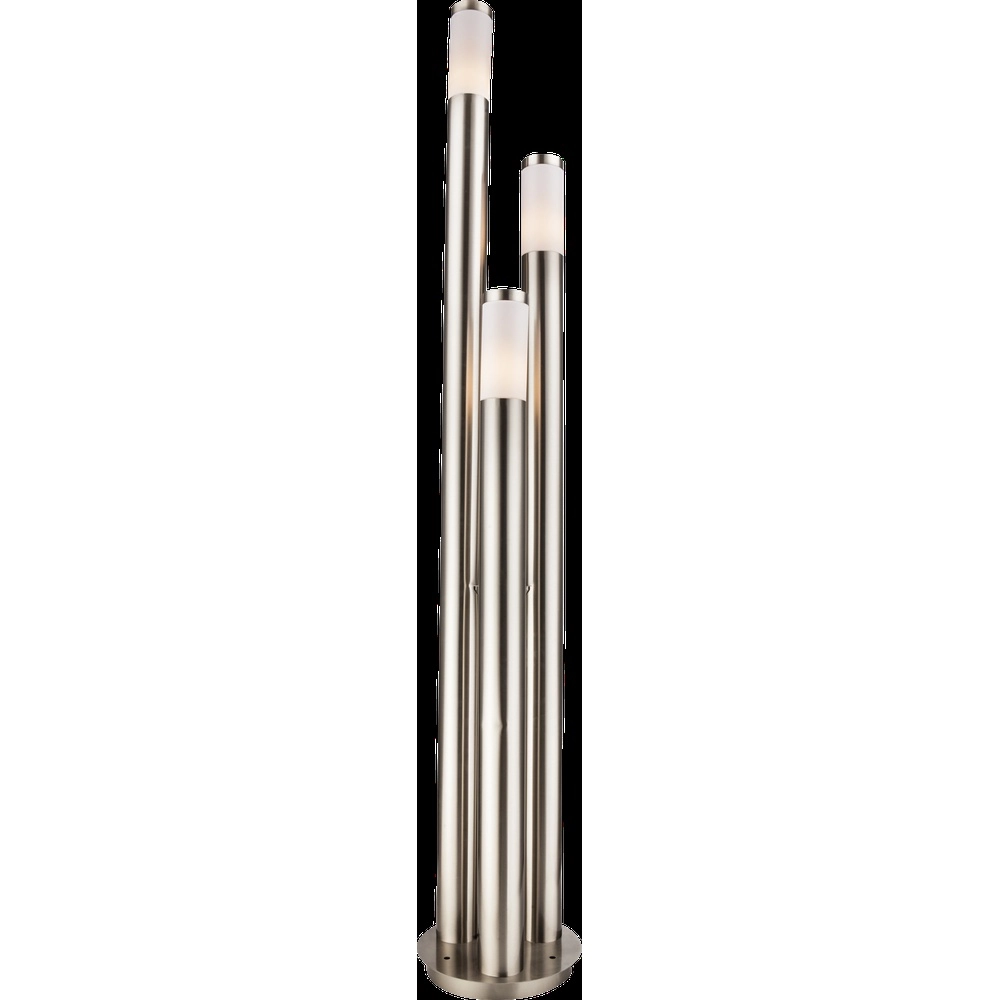 3-Licht-Gartenlampe Boston Edelstahl Globo 9007371108145