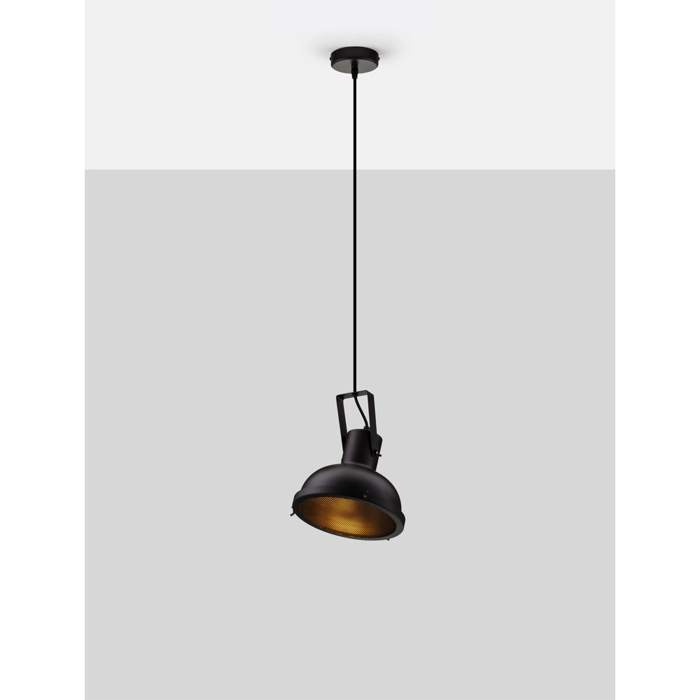 Pendelleuchte Ruvi 1-flammig schwarz Lyora 5212017446329