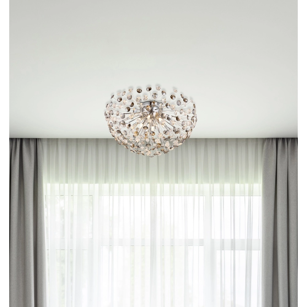 Deckenlampe Katrina Chrom Ø 60cm Globo 9007371484331