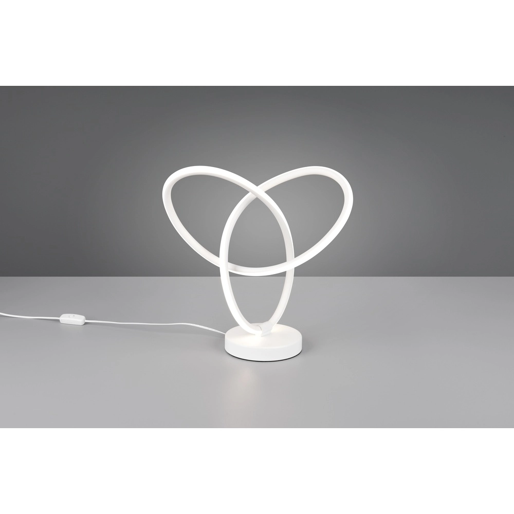 Tischlampe Lando Design Weiß Trio 4017807656503