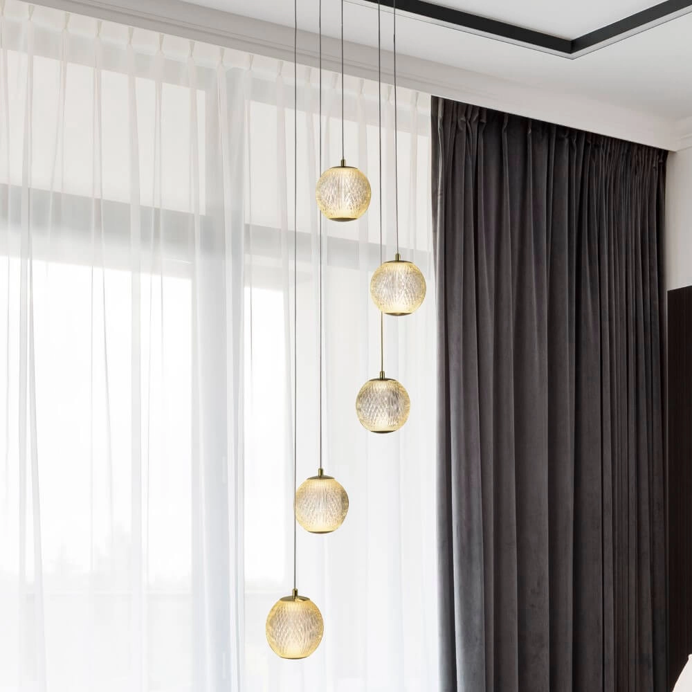 5-flammige Vide-Pendelleuchte Allure Orientalisch Searchlight 5053423273990