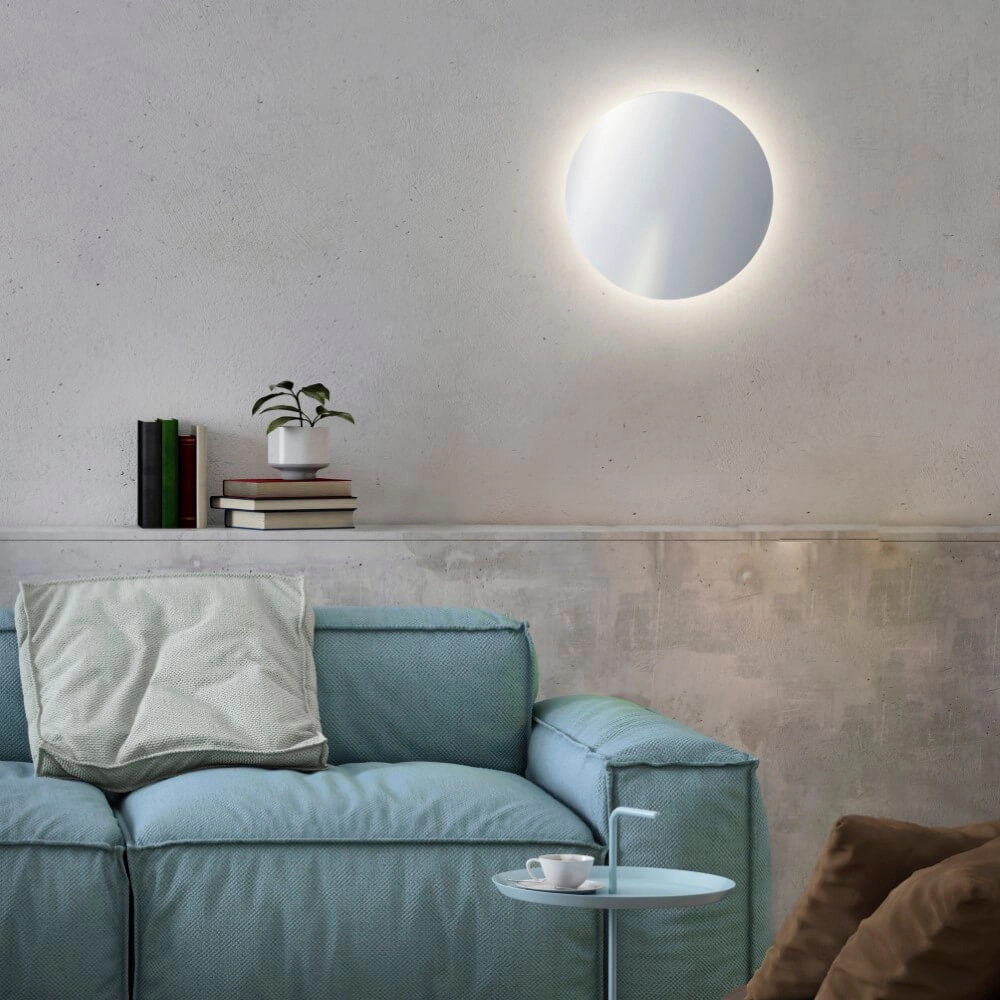 Design-Wandleuchte Akku Puntua Ø 25cm Chrom Paul Neuhaus 4012248375839