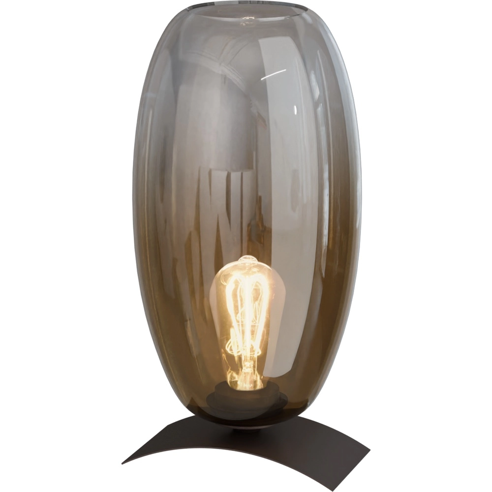 Tischlampe Olive Ø18,5 cm Glas – Kakao