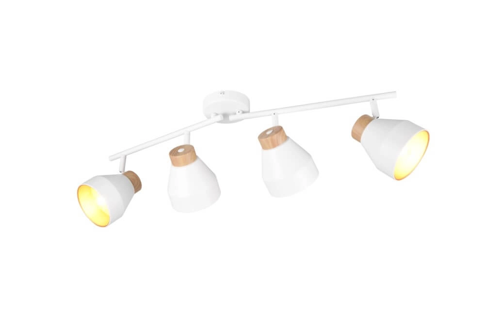 Design Deckenleuchte 4-flammig Valentin weiß Trio 4017807637441