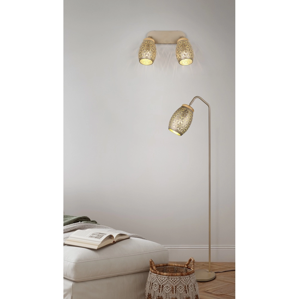Stehlampe Bidar kaffeebraun Trio 4017807633375