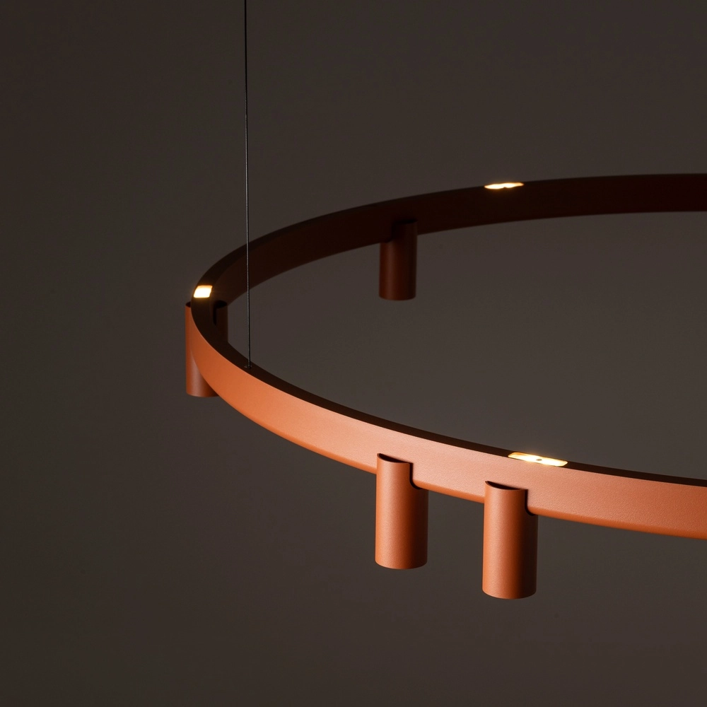 Design-Pendellampe Fourty Terrakotta Ø 116 cm Lyora 5903139124201