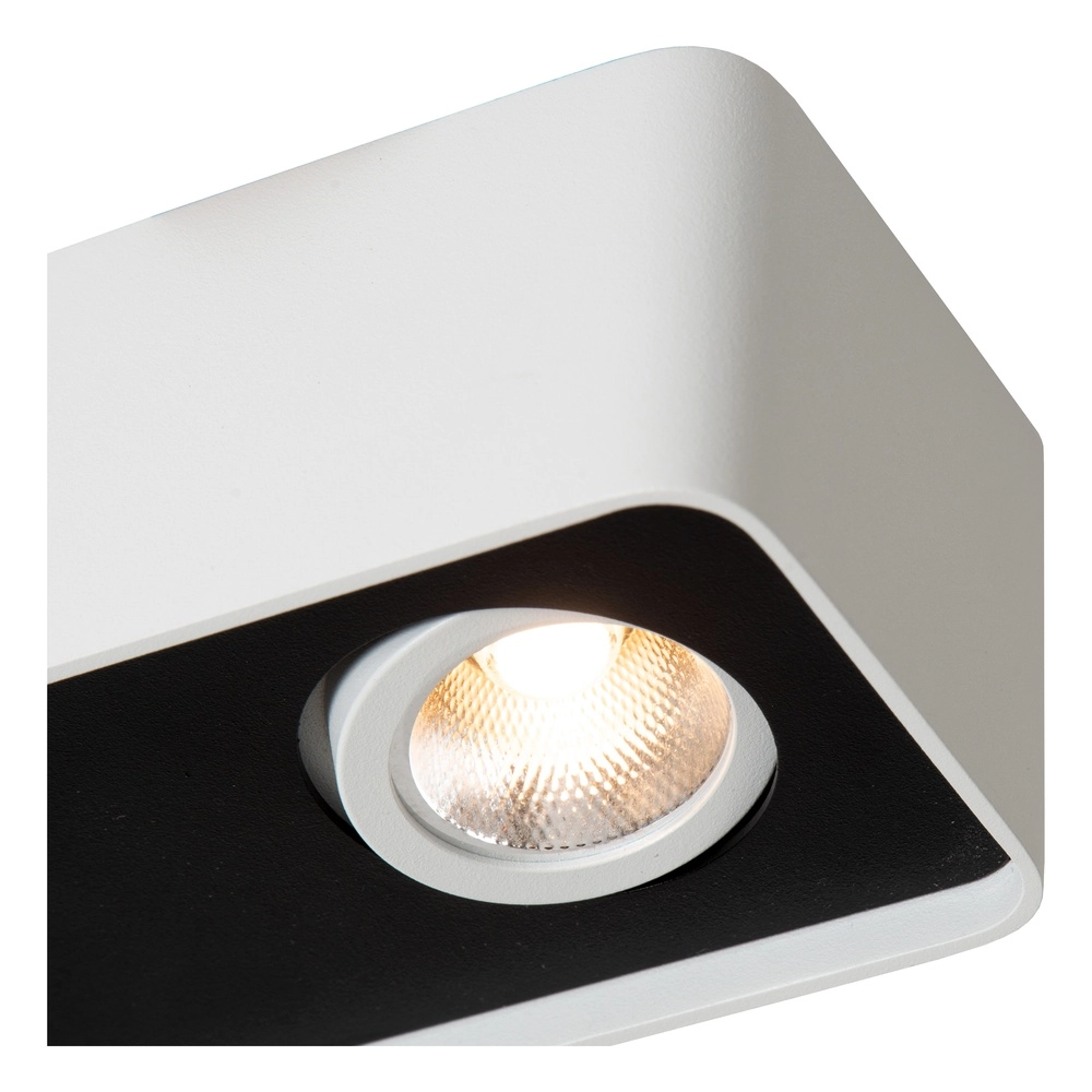 2-Licht Deckenlampe Angular Weiß Premium by Lucide 5411212234407
