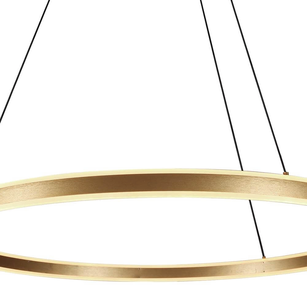 Design-Pendelleuchte Ringlux gold Ø 80cm Steinhauer 8712746171587