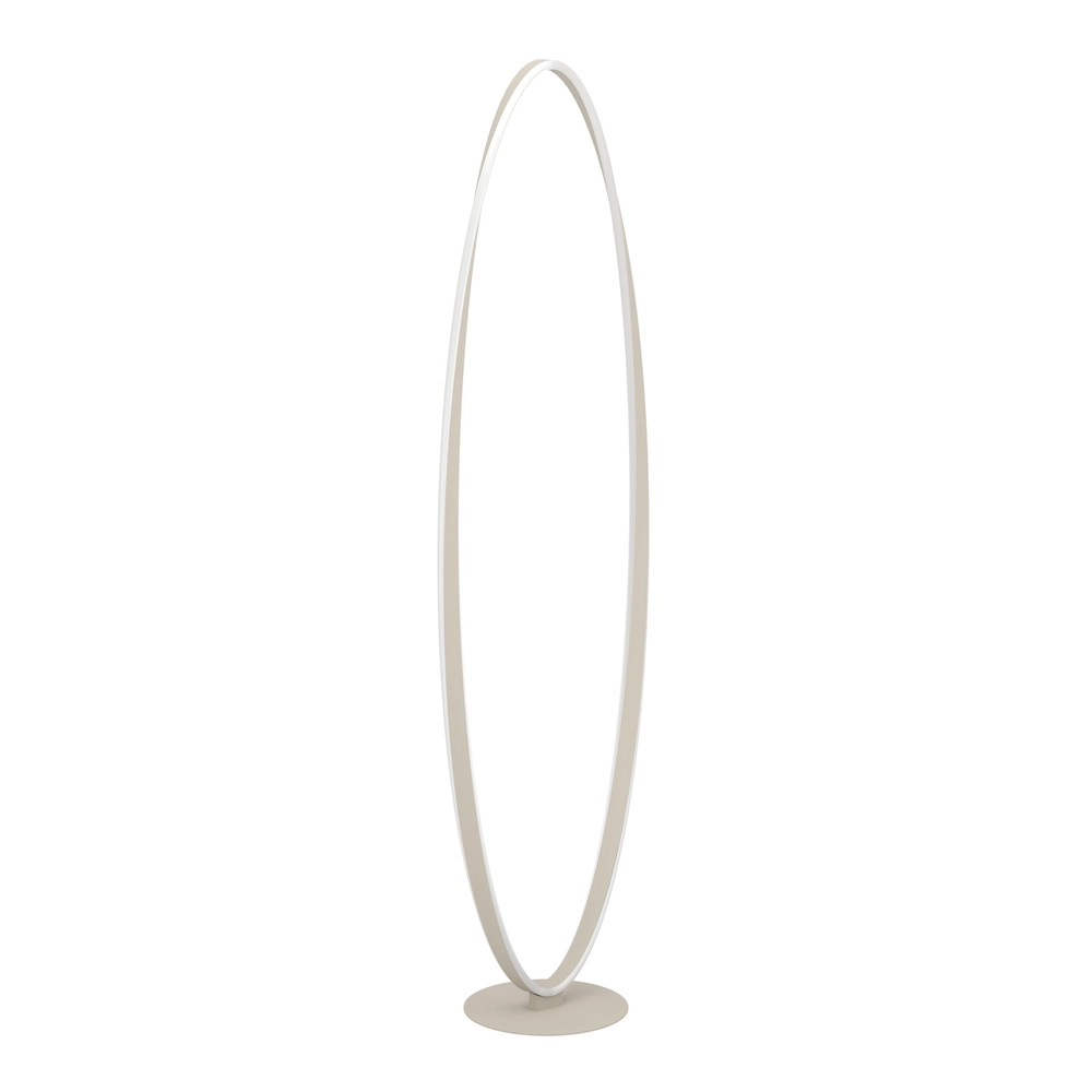 Design-Stehlampe Camerota Sandbraun