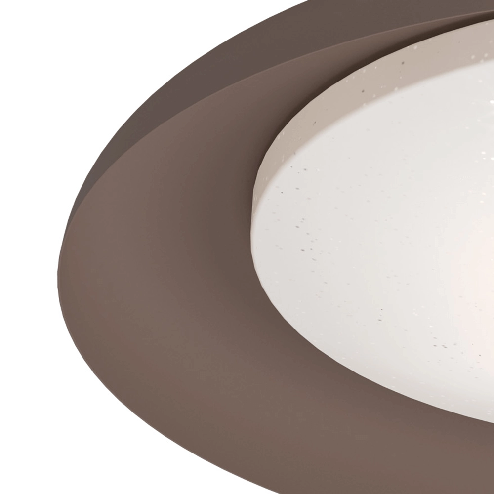Mokka-Deckenleuchte Penjamo Ø 46,5cm Eglo 9002759997045