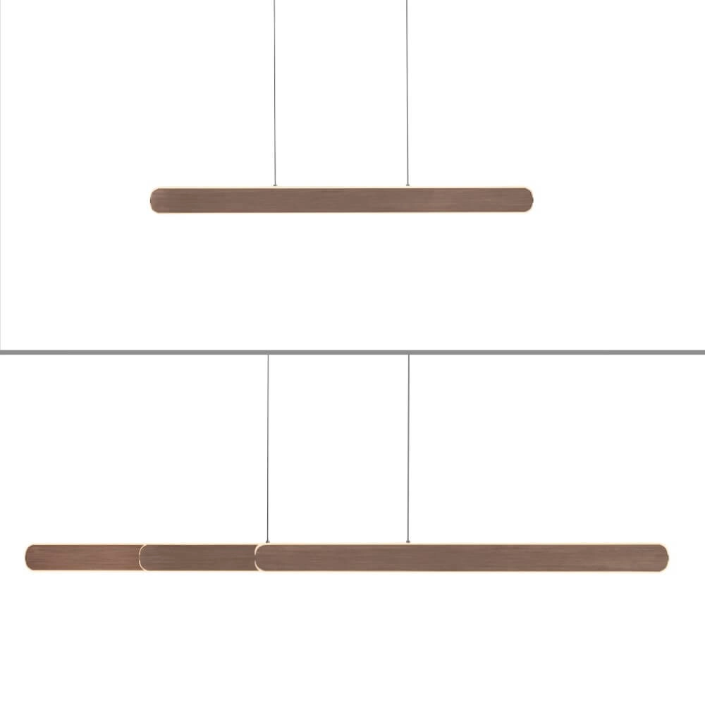 Design-Hängelampe Adriana Round braun Paul Neuhaus 4012248384299