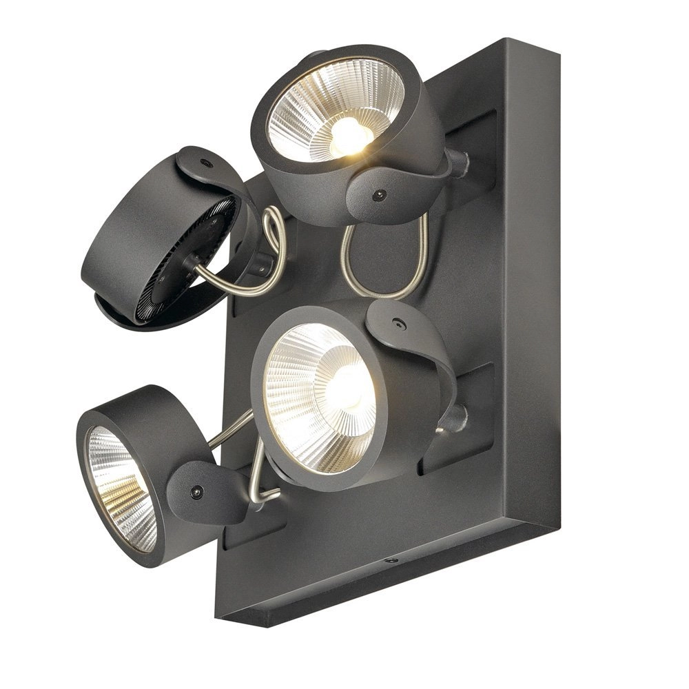LED-Strahler Kalu Led 4 - Leuchten - 4x60W Anthrazit