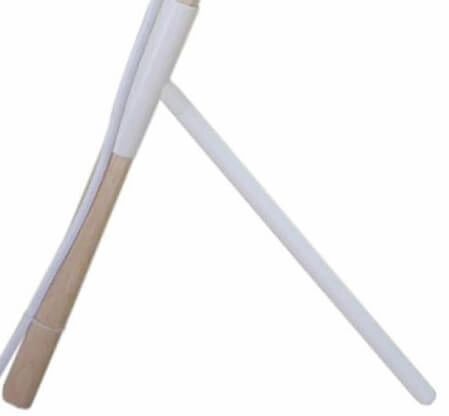 Land Tischlampe Sensa Stativ weiß mit Holz Artdelight 8719831732555