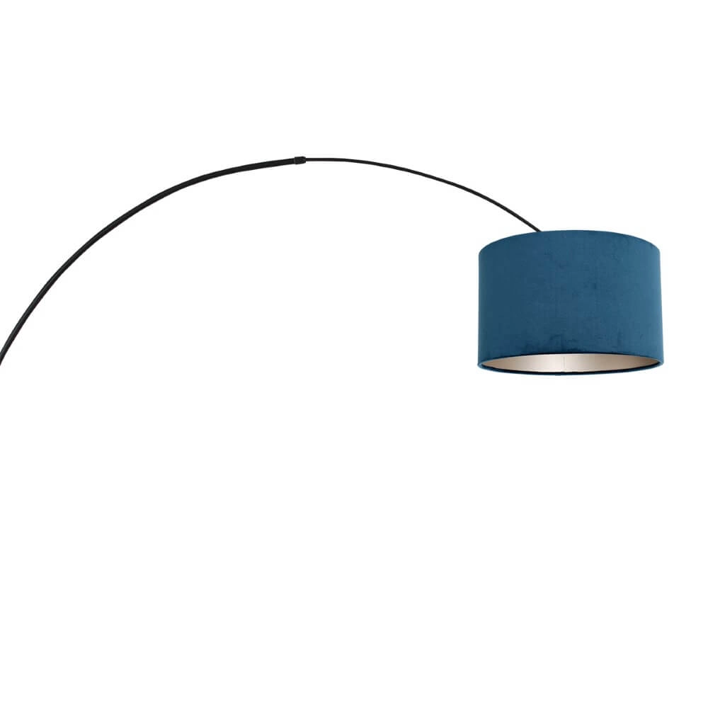 Wandbogenlampe Sparkled mit blauer Kapuze Steinhauer 8712746147339
