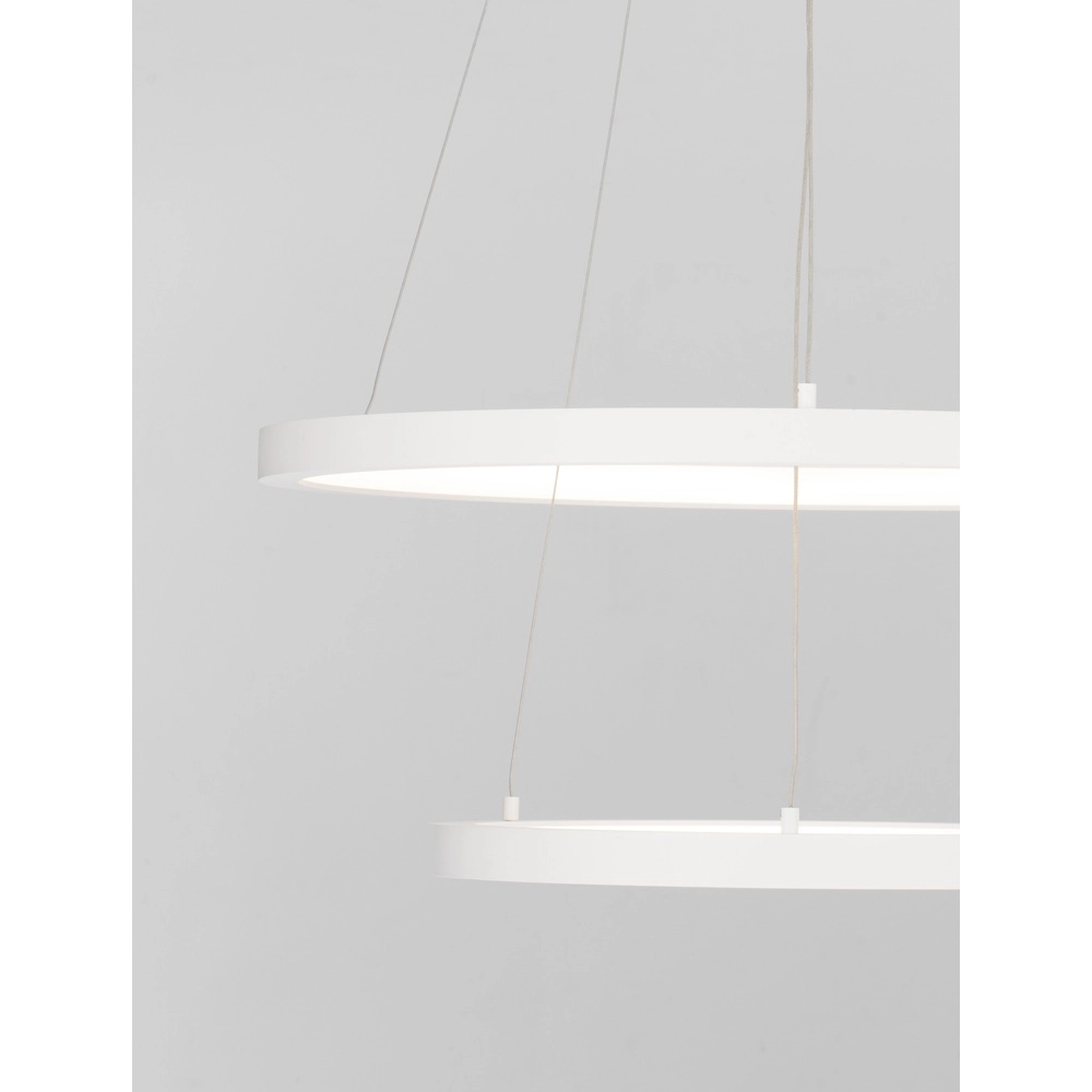 Weiße Pendelleuchte Empatia Design doppelt Lyora 5212017442697