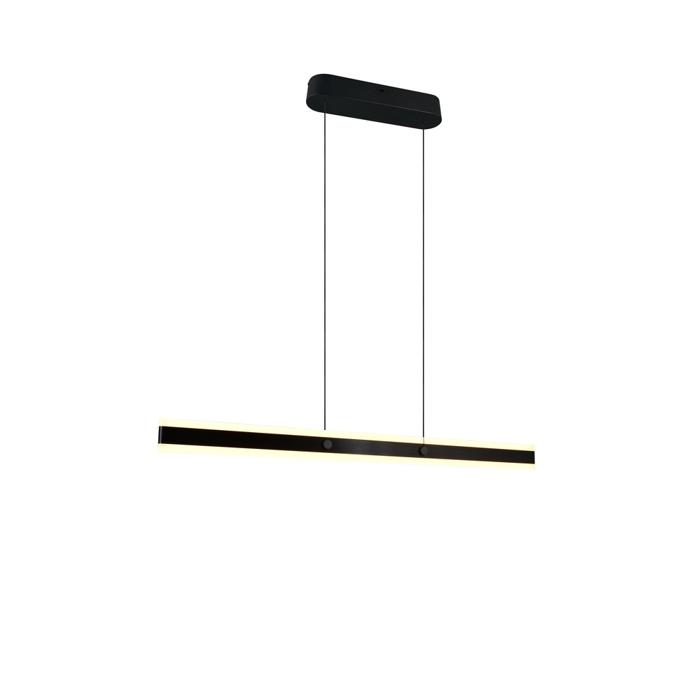 Moderne Pendelleuchte Arcola 115cm schwarz