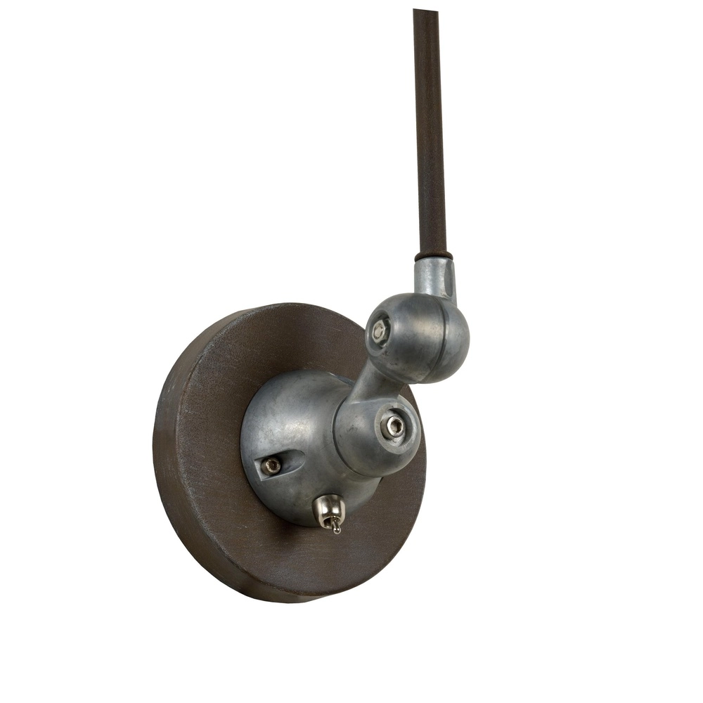Ausklappbare Wandlampe Honore Klassisches rostbraun Lucide 5411212450388