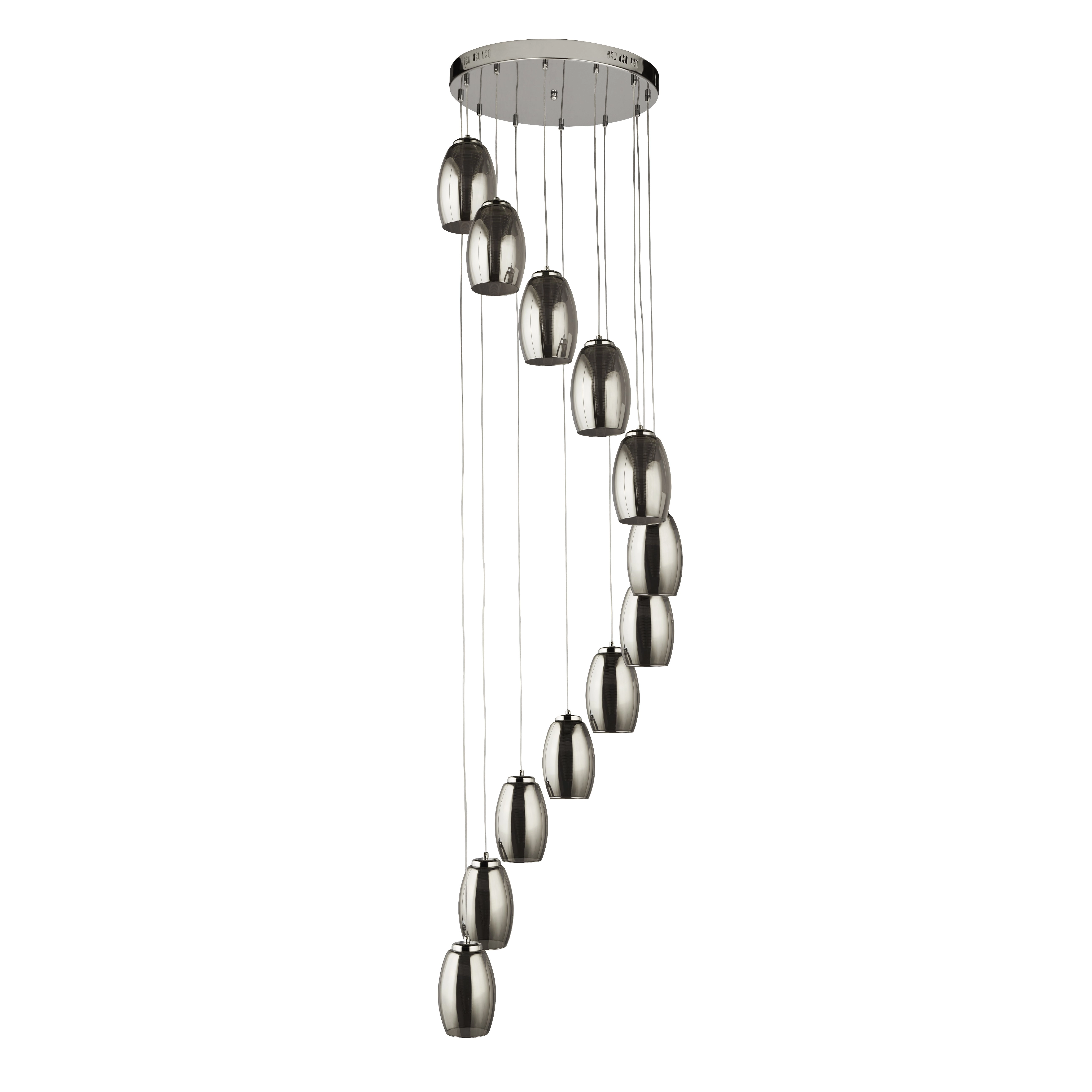 12-flammige Vide-Pendelleuchte Cyclone