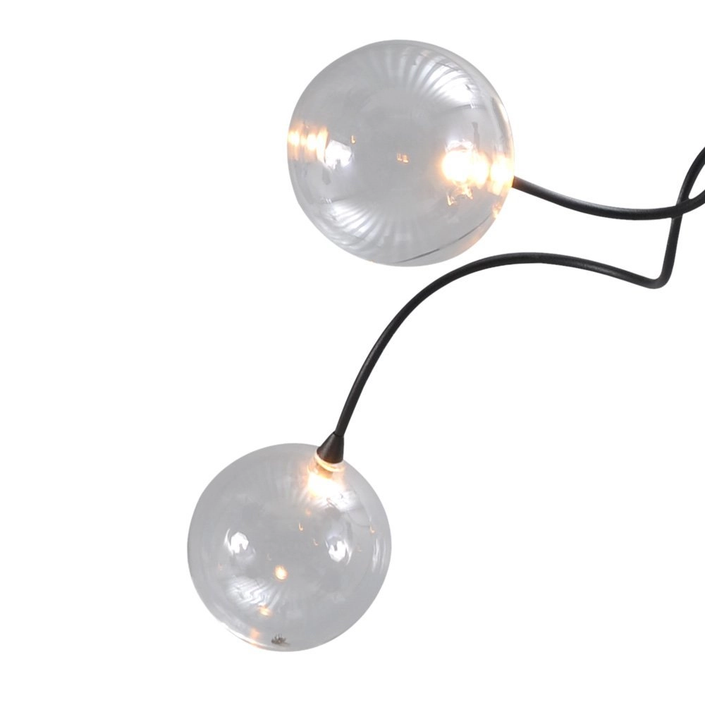 LED-Deckenlampe Gio 5-leichter schwarz Masterlight 8718121182131