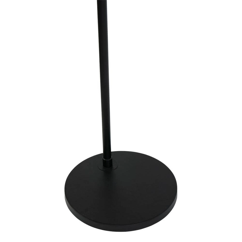 Bogenlampe Sparkled Light schwarz mit Strohschirm Steinhauer 8712746172881