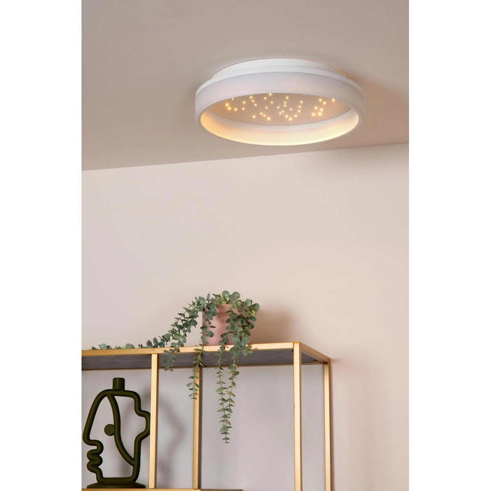 Design-Deckenlicht Estreja Ø 40 cm weiß Lucide 5411212712813