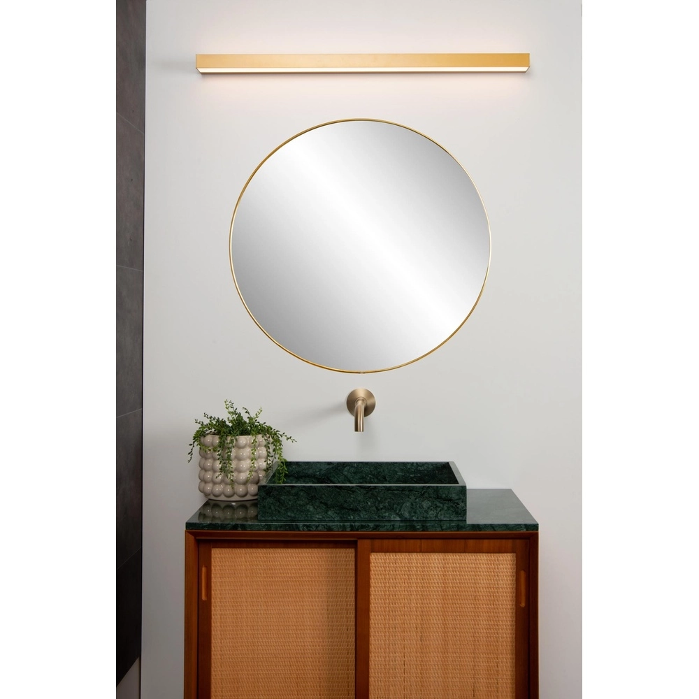 Wandlampe im Badezimmer Alexa 90 cm Gold – IP44 – 13W Lucide 5411212040534