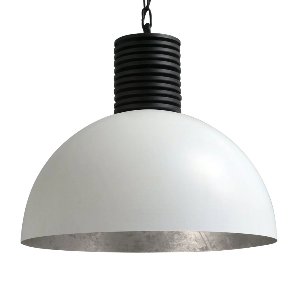 Pendelleuchte Industria 50 weiß mit altem silber Masterlight 8718121167268