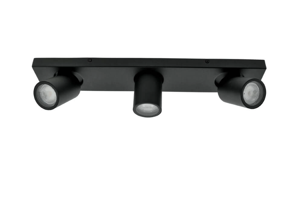 Badezimmer-Aufbaustrahler Seller - IP44 Schwarz Lyora 5053423187747