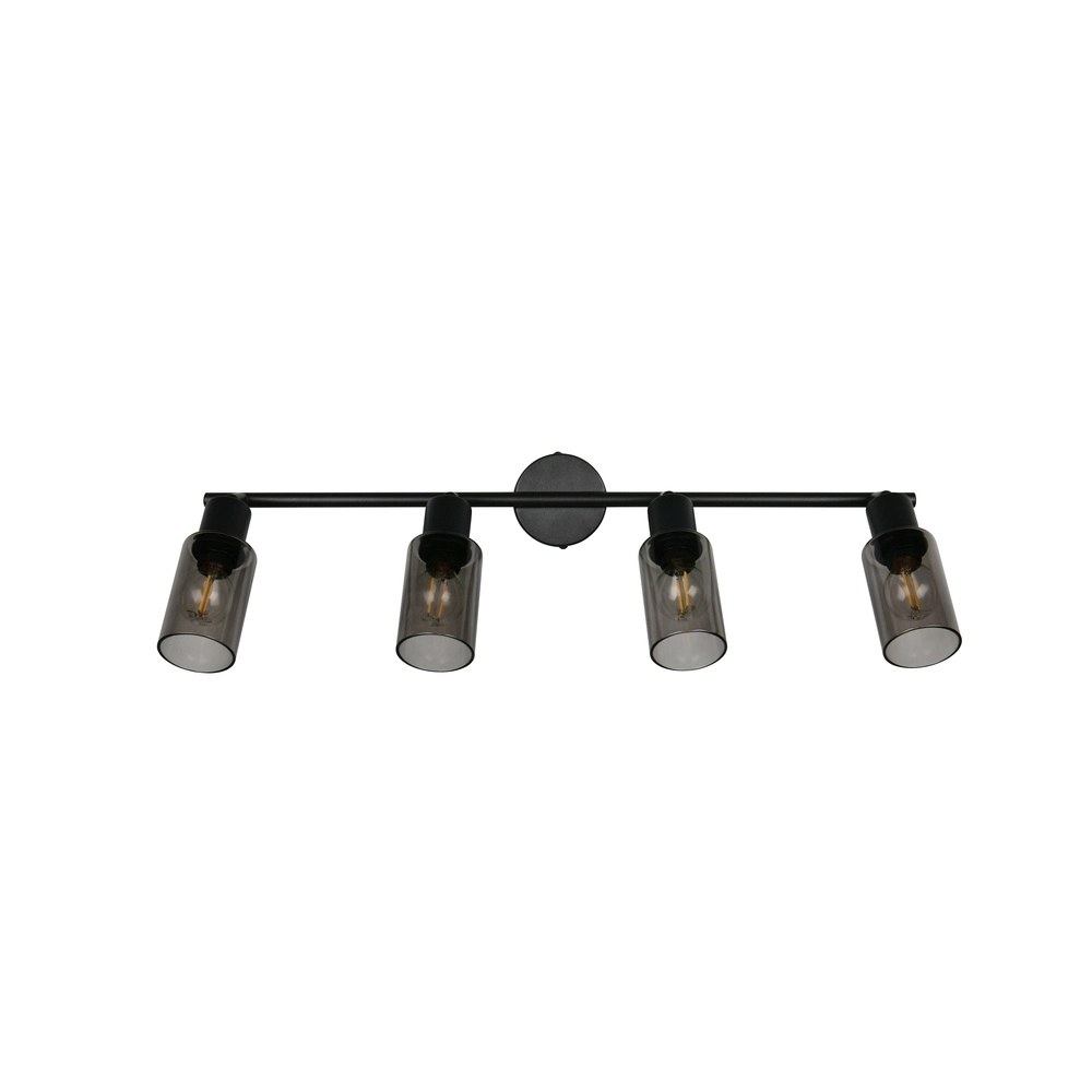 Design-Deckenlampe Mars 4-Licht Schwarz Trio 4017807670516