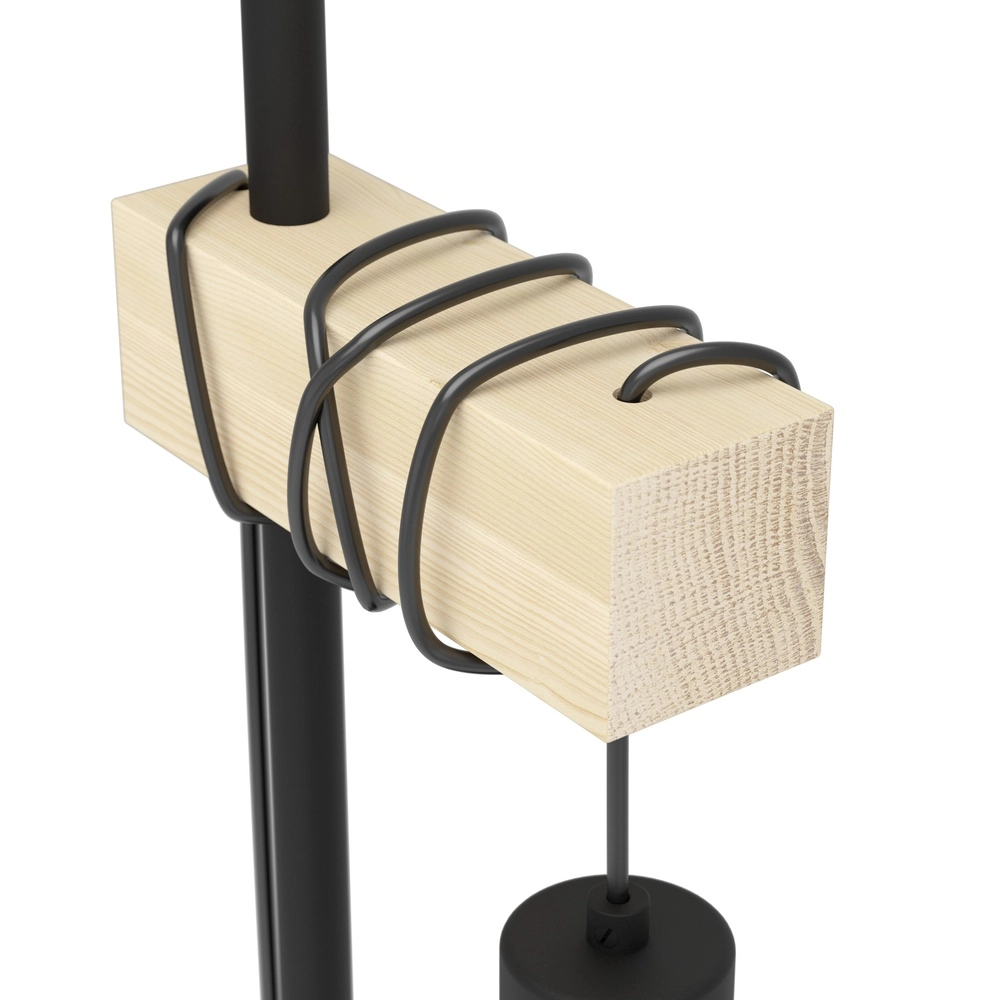 Tischlampe Townshend 5 Holz mit Schalter Eglo 9002759440794