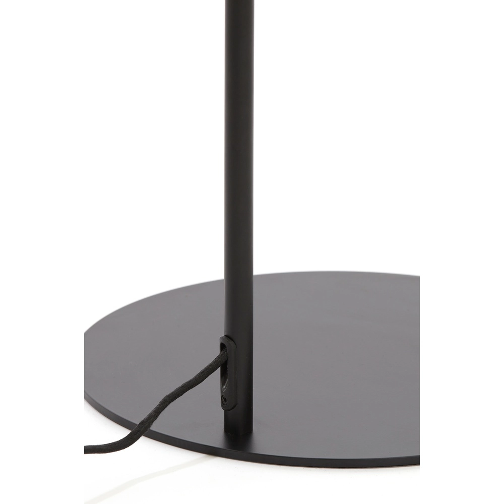 Glas-Stehlampe Solna Schwarz Light & Living 8717807696566