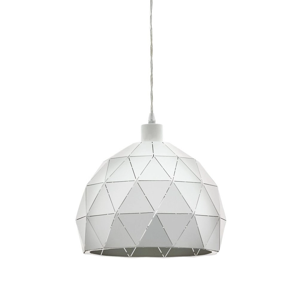 Pendelleuchte Roccaforte 30 cm weiß
