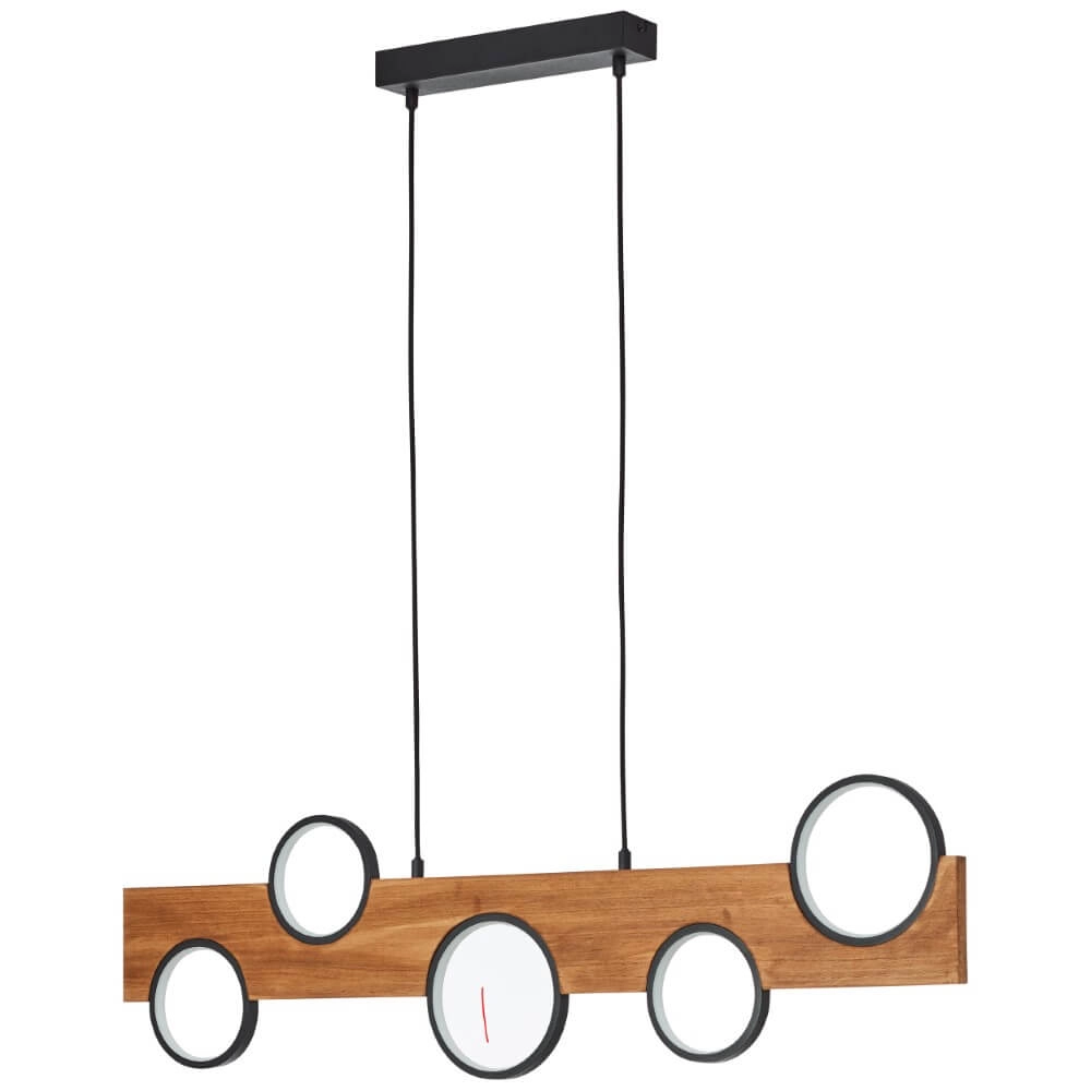 Hängelampe Cheesy Holz Brilliant 4004353429644