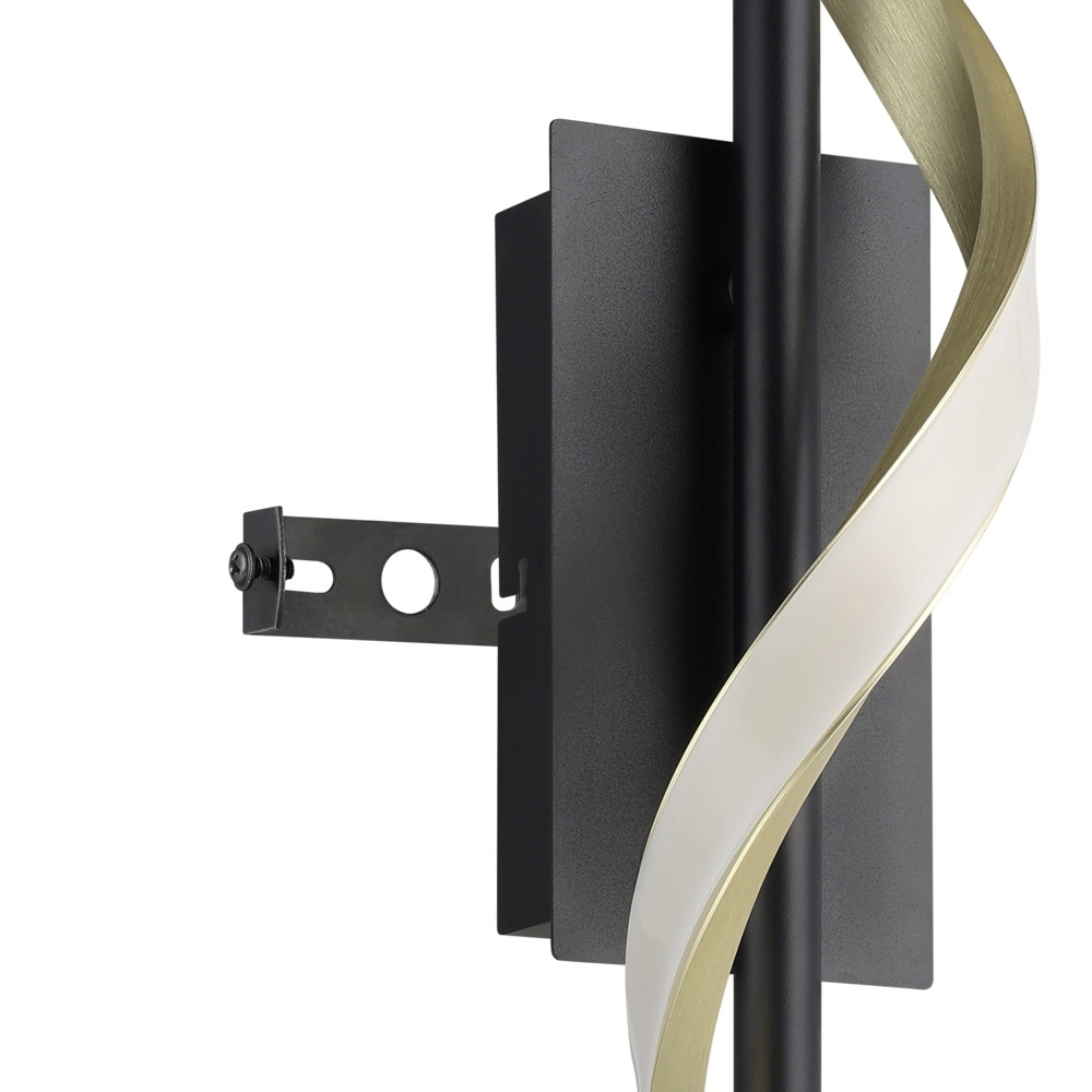 Wandleuchte Conaprato schwarz mit gold Eglo 9008606357369