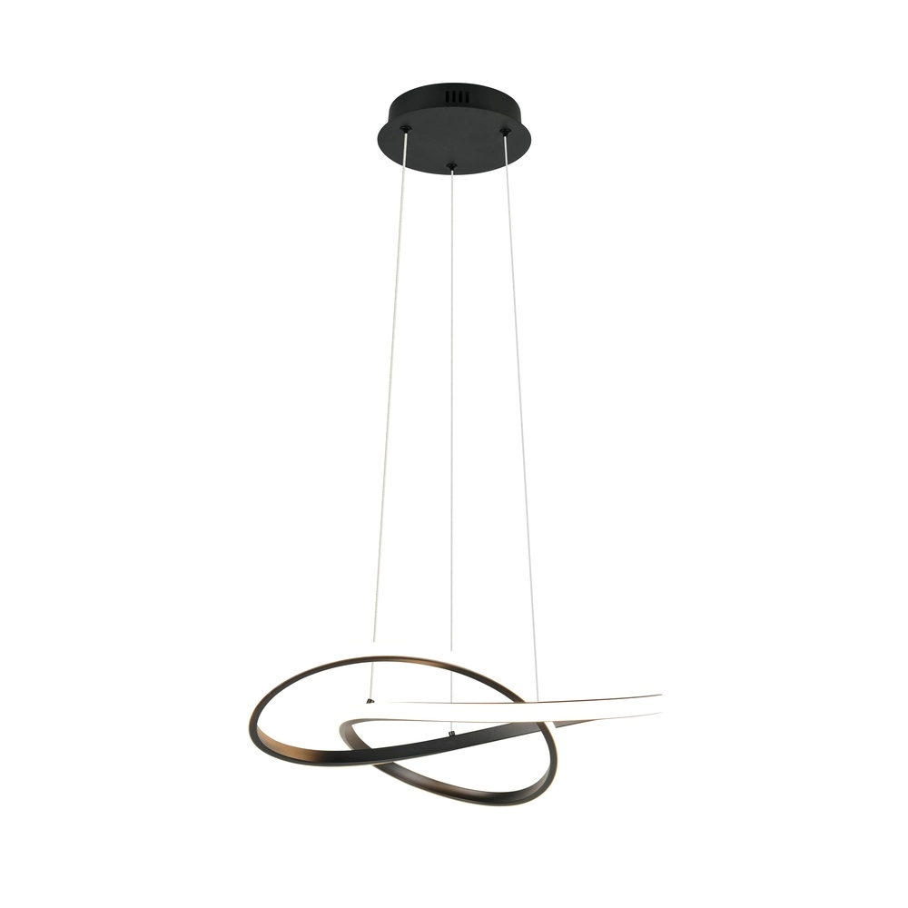 Design-Pendellampe Mansa Schwarz Trio 4017807682144