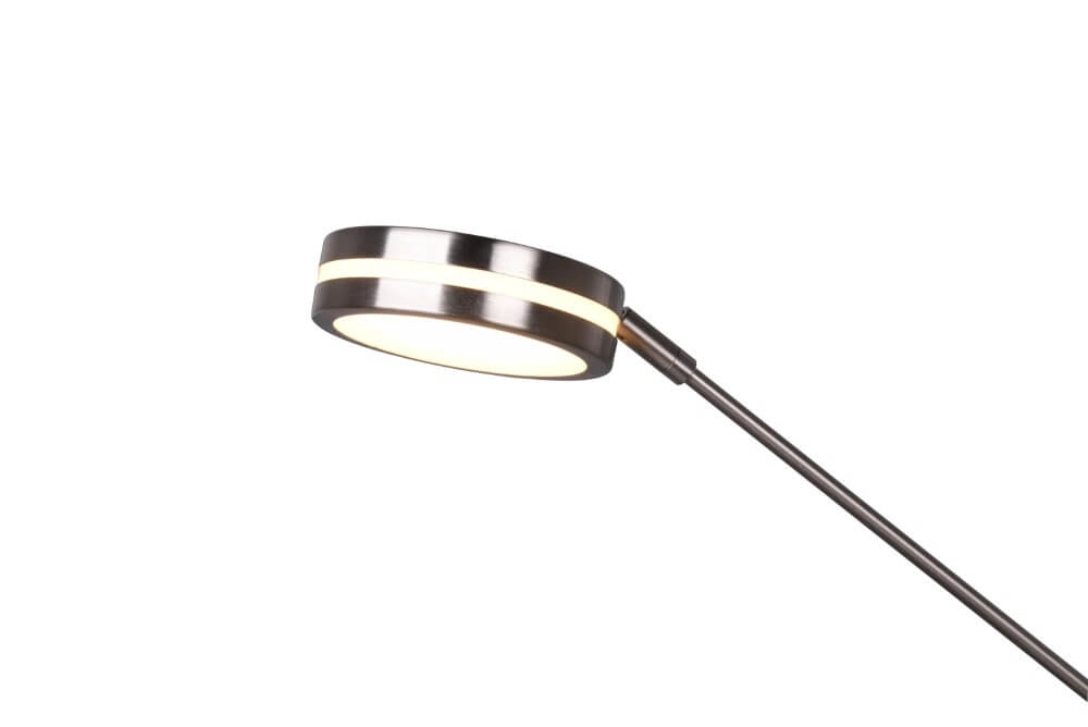 Große LED-Leseleuchte Franklin Edelstahl Trio 4017807525274
