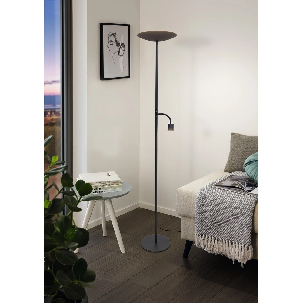 Stehlampe Conivarino schwarz Eglo 9008606356577