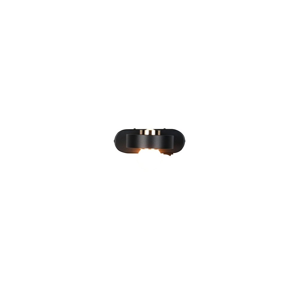 Wandlampe Arpino Schwarz 15 cm Trio 4017807683639