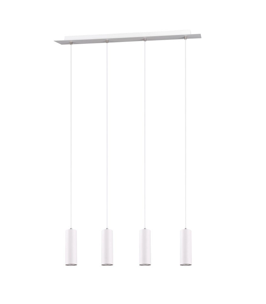 Pendelleuchte Marley 4-Licht weiß Trio 4017807408751