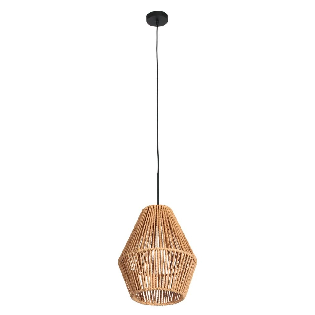 Pendellampe Ropex mit Rattan-Schatten Ø20 cm Steinhauer 8712746182781